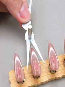 2件套双头法式铁磁铁美甲工具 - 厚实强力圆柱形磁性组合，适用于美甲配件，是法式尖头和猫眼美甲设计的理想之选，美甲用品，万圣节礼物，圣诞礼物，朋友礼物，女性礼物，适合家庭美甲沙龙DIY，美甲用品，美甲工具，返校季，美甲，按压式美甲片，美甲和足疗工具。