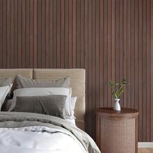 1 卷深棕色木纹自粘墙纸复古木纹乙烯基可剥离可移除接触纸客厅卧室厨房酒店电视背景墙家居装饰墙贴台面橱柜家具翻新膜贴纸 DIY 可移除壁纸 45CM*500/300/100CM - 棕色 - 查看 10