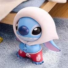 史迪奇抱枕大战系列盲盒，可爱毛绒娃娃桌面摆件，动漫手办模型，生日礼物（随机发货，1个） - 彩色 - 查看 9