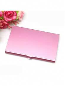 1 Creative Business Card Holder, Aluminum Alloy Name Card Case, Card Holder, Card Box, Card Storage Box, Card Organizer, Credit Card Holder, Wallet, Home Storage Box, Office Supplies And Office Storage - Multicolor - View 15