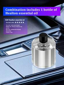 1 件黑色多功能车载香薰机,USB 家用香薰机,5 种灯光效果,带投影星光灯,5 种工作模式,数字显示,可充电,6 种香薰精油可供选择,适用于汽车、办公室、卧室、酒店、宠物房,配备精油(可选:1/2/3 瓶精油 + 1 个香薰机)不同套装。 - 黑色 - 查看 15