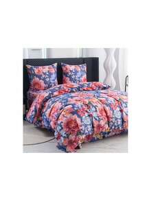 3D Garden Bedding Set, 160x200cm, Includes 2 Pillowcases 70x80cm - Multicolor - View 2