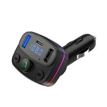 Bluetooth FM Transmitter Receiver Charger USB Micro SD Car With Remote Control M47 - Black - View 1