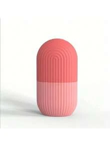 Roller Rodillo de Hielo para la Cara Agarre Antideslizante Rodillos de Hielo para la Cara Silicona Duradera Fácil Operación Molde de Hielo para Belleza Apriete (Azul) - Rojo - Ver 8