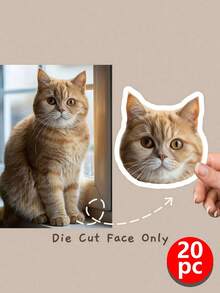 1-80 miếng dán vinyl in hình chó, mèo và các thú cưng khác, có thể tùy chỉnh tên thú cưng, chống thấm nước và chống rách, đa năng và có thể tái sử dụng. - Màu be - Xem 46