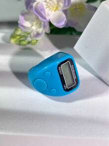 1 pieza Contador de anillo multifunción, Contador LED, Contador de dedos mini colorido, Contador electrónico preciso, Adecuado para recitación de festivales, Conteo de oraciones diarias de festivales, Aplicable para creyentes islámicos y practicantes religiosos de todas las edades - Multicolor - Ver 22