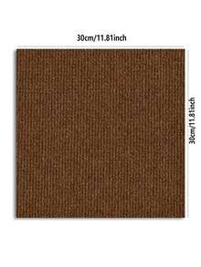 10pcs Office Floor Mats, Large Commercial Area Self-Adhesive Cement Floor Tiles, Bedroom Interlocking Square Floor Mats, Multi-Color Options