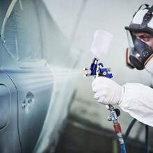 H2000 Top-Feed Pneumatic Spray Gun, For Automotive Touch-Up, Coating, And Interior Detailing