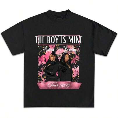 Camiseta "The Boy Is Mine", camiseta de Monica y Brandy de los 90, camiseta de música pop de los 90, camiseta de música rap hip hop, camiseta unisex, camisetas Y2K