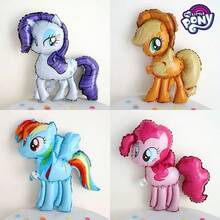 Hasbro 6pcs  Officially Licensed Twilight Sparkle Applejack Rainbow Dash Fluttershy Rarity Pinkie Pie Balloon Set Cute Cartoon Style Decoration Carnival Party Photo Props Party Supplies Christmas Birthday Gifts - YY-xMBL-001 - View 7