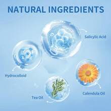 510pcs Transparent Acne Pimple Patch, Containing Tea Tree Oil Quality Ingredients, Gentle & Non-Irritating, Alcohol-Free, Scar Covering, Hydrocolloid Material, Comfortable Patch