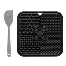 4-Compartment Pet Slow Feeder Mat, 12 Colors, With Dedicated Scraper & Spreading Spoon, Silicone, Suction Cup, Wall-Mounted, Cats & Dogs Lick Mat - Multicolor - View 45
