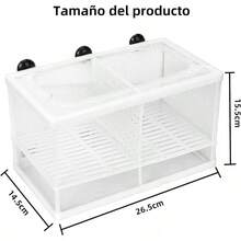EstiloTendenciaTHJOPOKEEL Caja De CríA De Peces De Acuario, Caja De IncubacióN De Aislamiento De Peces Caja De CríA De Criadero De Peces Para Pecera De (PequeñO)Calidad PremiumVersióN Mejorada