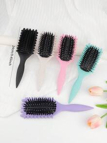 RANCAI 1 Pc Curl Defining Brush For Curly Hair – Detangling & Styling Brush For Women & Men, Defines 2A To 4C Curls, Reduces Frizz, Perfect For Wet & Dry Hair - Multicolor - View 3