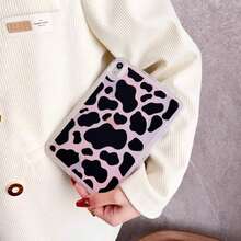 Holographic Cow Print/Butterfly Flat Protective Case, Compatible With Apple Tablet Protective Case