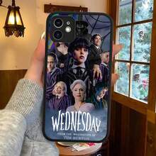 Hot Movie Classic W-Wednesdayes Phone Case Covercompatible with  14 X XR XS 7 8 Plus 11 12 13 Pro MAX 13mini Matte Shockproof Case-Covercompatible with  17 Hülle, 17 pro Hülle, 17 promax Hülle
