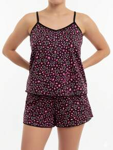 Kit 2 Baby Dolls Conforto do Verão – Pijamas Leves para Noites Fresquinhas - Multicolorido - Visão 2