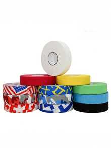 1pc Random Style Hockey/Ice Hockey Stick Tape, Durable Anti-Slip High Adhesive Sports Tape Wrap