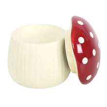 Something Different Mushroom Oil Burner (Cream/Red) - 100% Mixed - (SD5514) - Cream - View 3