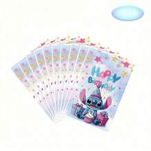 10pcs/20pcs/30pcs Stitch Themed Gift Bags, Product Bags, Shopping Bags, Tote Bags, Packaging Bags, Suitable For Birthday Parties, Family Gatherings, Christmas And Other Occasions - Multicolor - View 8