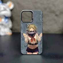 Funda de teléfono H-Himiko T-Toga Waifu Anime para 17,16,15,14,13,12,11,Pro,MAX air, cubierta negra mate a prueba de golpes - Z3 - Ver 3