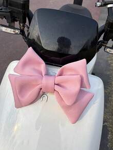 1 miếng vải trang trí 3D hình nơ hồng lớn, thích hợp cho xe máy, xe gắn máy, ắc quy ô tô, xe điện, mũ bảo hiểm thời trang cao cấp - Hồng - Xem 9