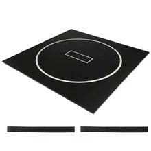 10x10 Ft Wrestling Mat, Martial Arts Thick Mat For Home Gym Workouts Exercise, Waterproof PVC Roll-Up Training Mats With Circles, For Gymnastics, Tatami, Jiu Jitsu BJJ MMA Judo, Boxing, Black - 10x10 Ft - View 8