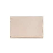 Portafoglio unisex in stile giapponese, a tre ante, in pelle PU, con scomparti per monete, carte e banconote, rimovibile, portamonete, portafoglio mini, portafoglio piccolo, adatto sia per uomo che per donna