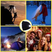1pc Brimless Poo Hat With Light, Winter Headlamp Warm Hat, Unisex USB Rechargeable 4 Led Flashlight Hat, Removable And Washable Design, Creative And Practical Gift For Men, Women And Teenagers Cool Gift For Outdoor Skiing Hunting Camping Hiking Running Fishing - Multi-color-lED Headlight - View 12