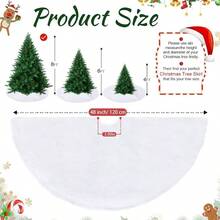 White Tree Skirts Faux Fur Tree Skirt Tree Skirt 36 Inch Fur Xmas Tree Skirt Tree Ornaments Holiday New Year Party Home Decorations