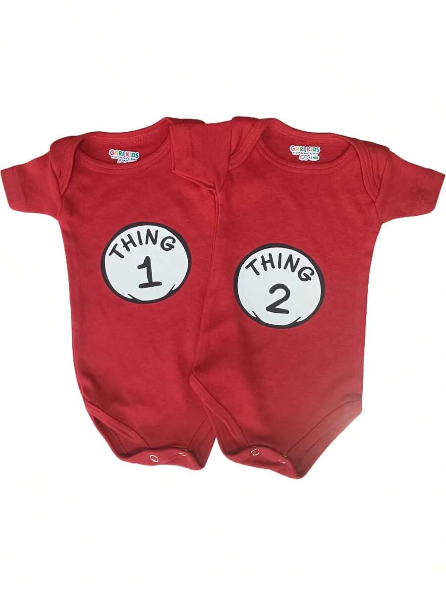 Duo de Pañaleros cosa 1 y cosa 2 (pack de 2 piezas) - Rojo - Ver 1