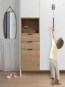 Chốt cửa không cần khoan, chốt cửa trượt, chốt có khóa, chốt cửa trượt chuyên dụng, khóa cửa trượt, khóa cửa sổ và phòng tắm khách sạn dày dặn, khóa chống trộm cửa hợp kim nhôm đặc không cần khoan, vật dụng thiết yếu trong gia đình. - Nhiều màu - Xem 5