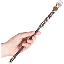 Sagittarius Wand Clear Quarz Crystal Magic Crystal Wand Sagittarius Gifts Handcrafted Witch Fairy Wizard Zodiac Wand Sorcerer Cosplay Accessories Party Stage Costume Wands - 白射手座 - 查看 2