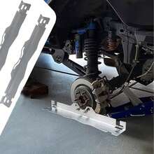 2pcs Wheel Alignment Tool Plate Steel, Suitable For Vehicle Models: Portable Tools For Cars, Trucks, SUVs, And Vehicles - Silver - View 2