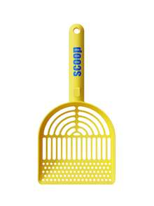 1pc专用猫砂铲，大容量猫砂铲神器，双挂钩设计，可挂墙或挂盆内，适用多种猫砂 - 彩色 - 查看 10