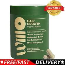 URO O Positiv Willo Hair Growth Support For Women Supports Thicker Fuller Hair 60cap - 1 - Xem 1