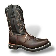 Cowboy    Bordado  Cremallera lateral    Vacaciones - Color caoba - Ver 2