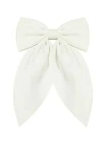 10pcs Random Color Hair Bows Clips For Women, Black Bow White Bow Pink Bows Bow Hair Clips For Women Ribbons Bow Barrettes Satin Hair Bows Long Tail Clips On Bows Party Hair Accessories Valentine's Day Valentines Claw Clips Christmas Gift