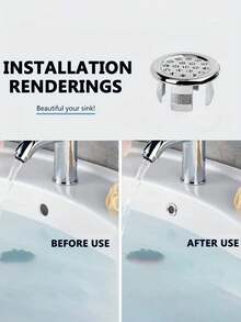 Overflow Cover Bathroom Basin Sink Overflow Cover Sink Overflow Ring Bathtub Drain Strainer Washbasin Overflow Ring Bathroom Vanity Sink Basin Overflow With Ceramic Basin Sink Hole Cover Round Hole Drain Cap Suitable For 22-24Mm Drain Holes For Kitchen And Bathroom Sinks Easy To Install Durable And Corrosion-Resistant Home Bathroom Decor Basin Accessories