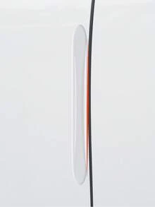 4 Stücke universelle Tür- und Rückspiegel-Schutzleiste, Türkanten-Aufprallschutz-Kratzer-Werkzeug, Silikon-Schutzaufkleber für Autos, kratzfester universeller Klebstoff