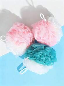 1/3/5 Stück - Luffa Schwamm Duschschwämme Badeschwämme Netzbälle für Damen und Herren, Badzubehör, Körperwaschbürste, weicher Körperpeeling-Schwamm. Zum Peelen, Reinigen und Beruhigen der Haut.