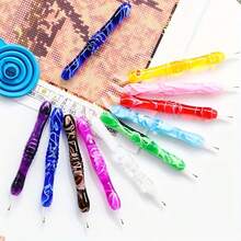 Juego de accesorios de herramientas de pintura de diamantes 5D, incluye bolígrafo de resina, cabezales de perforación de puntos, bolígrafo multiusos y accesorios para uñas
