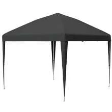 Pavilion 3x3m Pop-Up, Height-Adjustable Folding Pavilion Garden Pavilion With 4 Sandbags & Carrying Bag