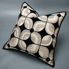 1 Stück Luxus Kissenbezug Design mit Säumen, dekorativer Überwurf Kissenbezug für Sofa, Wohnzimmer, Schlafzimmer Dekoration