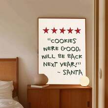 Canvas Vintage Christmas Tree Wall Arts Posters Unframed, Perfect For Living Room & Bathroom Decor Ideal Winter Holiday Christmas Party Gift - Multicolor - View 7