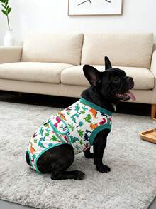 Dog Recovery Suit Female, Dog For Surgery, Female Spay And Male Neuter For Post-Op Care, Prevent Licking Puppy - Red - View 10