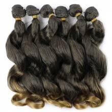 Belle Show Bundles Hair Loose Bundles Hair 18 Inch Loose Wave Hair 6 Bundles Loose Wave Bundles Hair For Women Loose Wave Bundles Hair Extensions Loose Wave Hair Bundles