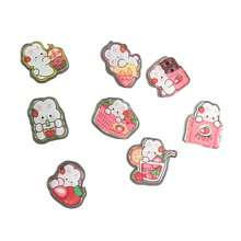 30pcs Cute Cartoon Rabbit Epoxy Waterproof Graffiti Stickers For Phone Case, Laptop Decoration - Multicolor - View 3