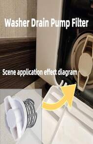 Yuxitonda DC97-16991A AP5586931 Washing Machine Drain Pump Filter Replacement For Samsung WF42H5200AF_A2 WF45M5500A WF45M5100A WF42H5600AP WF42H5600AP_A2 PS4222025 2813211