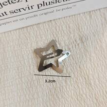 Y2K 辣妹明星发夹均码=10个装女士发饰爪夹发卡 - 銀色 - 查看 11